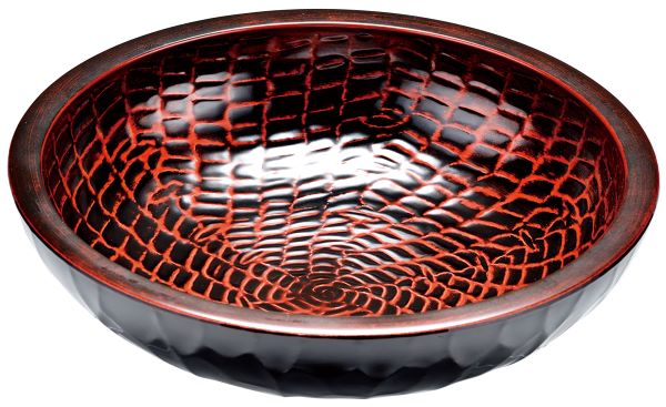 盛鉢 10.0 鎌倉 なため 木粉 会津漆器 会津塗り【ギフト・内祝い・成人内祝い・結婚内祝い・新築祝い・お返し】【楽ギフ_包装選択】【楽ギフ_のし】【楽ギフ_のし宛書】