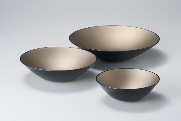 木合 越前漆器 盛器 三つ組鉢 ブラック 越前塗り 盛鉢 3個組【ギフト・内祝い・成人内祝い・結婚内祝い・新築祝い・お返し】【楽ギフ_包装選択】【楽ギフ_のし】【楽ギフ_のし宛書】