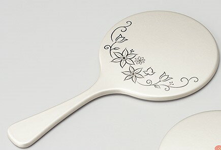 手鏡 フラワー シフォンゴールド 越前漆器 越前塗り 1個【母の日ギフト】【楽ギフ_包装選択】【楽ギフ_のし】【楽ギフ_のし宛書】
