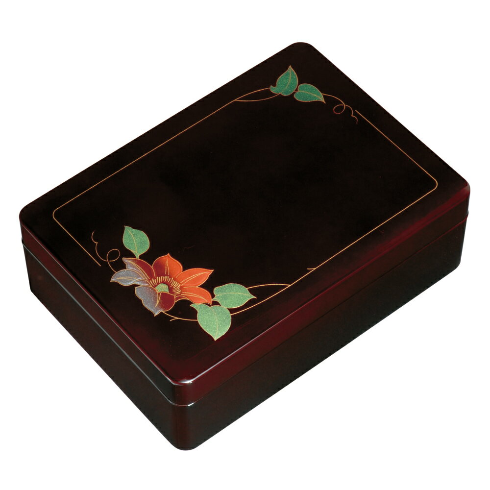 紀州漆器 合口 文庫 新鉄仙 溜塗り 内梨子地 11.0 文箱 書類入れ 書類箱【ギフト・内祝い・成人内祝い・結婚内祝い・新築祝い・お返し】【RCP】