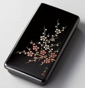 木製 越前漆器 硯箱 漆塗り 沈金 紅白 梅 黒 加伏蓋 越前塗り うるし塗り【ギフト・内祝い・成人内祝い・結婚内祝い・新築祝い・お返し】【楽ギフ_包装選択】【...