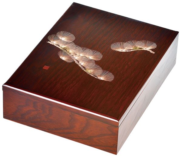 木製 会津漆器 文庫 11.0 ケヤキ塗り 合口 若松 文箱 A4サイズ 会津塗り 書類入れ 書類箱【ギフト・内祝い・成人内祝い・結婚内祝い・新築祝い・お返し】...