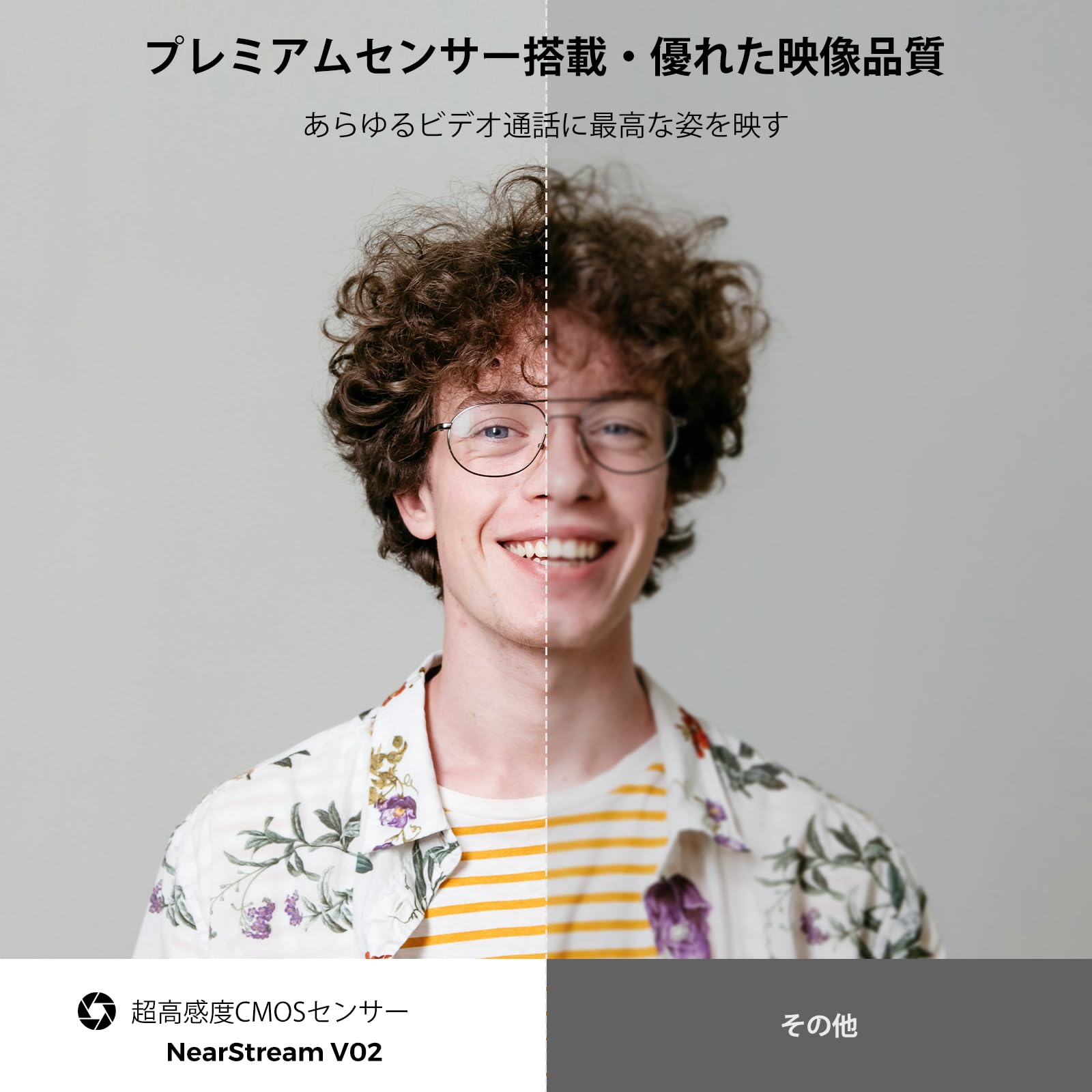 Webカメラ フルHD 1080P 60fps マイク内蔵 オートフォーカス 95° 画像3