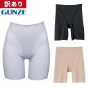 【訳あり (箱潰れ・汚れ) 】 GUNZE 肌側綿 100% ロングガードル グンゼ ショーツ 姿勢 ムレにくい メッシュ 通気性抜群 吸汗速乾 マチ付き ムレにくい ガードル インナー 下着 補整 補正 オシャレ ボトム スカート