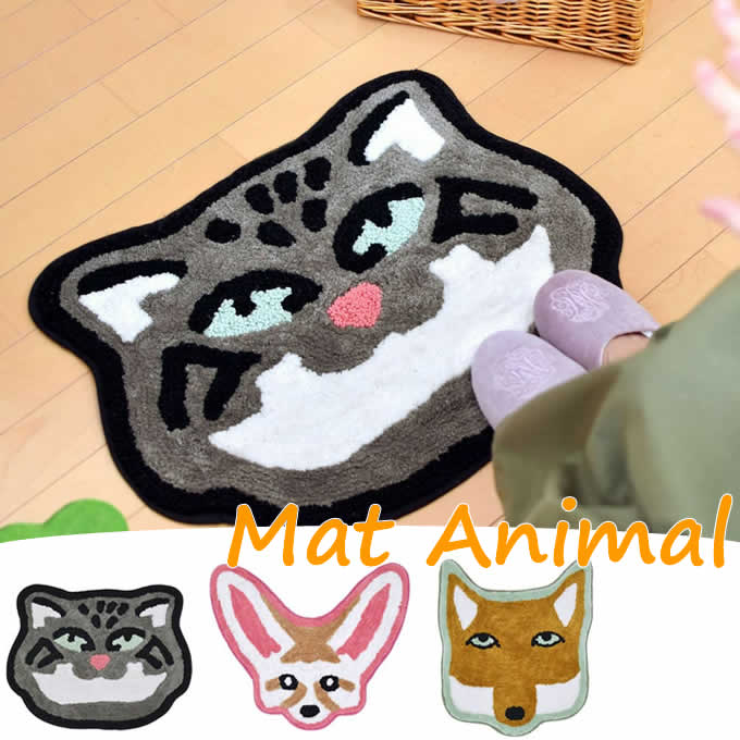 【本日ポイント5倍！】玄関マット 足元マット バスマット バズってるアニマル トイレマット マット ア..