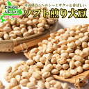 大豆 300g 北海道産 煎り大豆 無添加 ソフト煎り 大粒大豆 ダイズ 厳選した北海道産 煎り大豆 サクサク 食感 素朴な味わい プレミアム級 おやつ おつま...