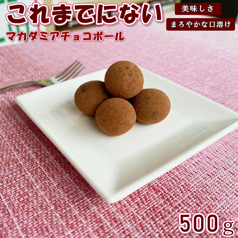 マカダミアチョコ 500g 大粒 ホール マカダミアチョコボール マカダミア マカダミアナッツ 高品質 チョコレート 高品質 マカダミアナッツ おやつ おつまみ【送料無料】