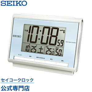 SEIKO ギフト包装無料 セイコークロック 置き時計 目覚まし時計 電波時計 SQ698L セイコー置き時計 セイコー目覚まし時計 セイコー電波時計 デジタル カレンダー 温度計 湿度計 おしゃれ あす楽対応