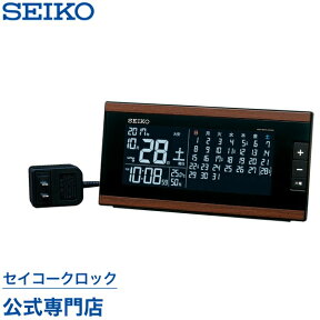 【300円クーポン配布中】 SEIKO ギフト包装無料 セイコークロック 目覚まし時計 置き時計 電波時計 デジタル DL212B 月めくりカレンダー 六曜表示 セイコー目覚まし時計 セイコー電波時計 温度計 湿度計 あす楽対応 送料無料