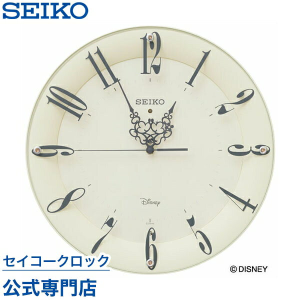 【全品ポイントアップ】 SEIKO ギフト包装無料 セイコークロック ディズニー 掛け時計 壁掛け 電波時計 FS506C 大人ディズニー ミッキー ミニー ミッキー＆フレンズ キャラクター スイープ 静か 音がしない 【Disneyzone】 送料無料 あす楽対応