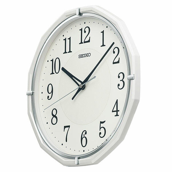 掛け時計 SEIKO ギフト包装無料 セイコークロック 壁掛け 電波時計 KX274W セイコー電波時計 オシャレ おしゃれ 名入れ可 記念品 延長保証 3