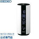 【4/30は楽天カード＆エントリーでP4倍】 SEIKO ギフト包装無料 セイコークロック マルチサウンドクロック 目覚まし時計 置き時計 SS201W ホワイト 防水 ブルートゥーススピーカー ラジオ デジタル セイコー目覚まし時計 送料無料あす楽対応