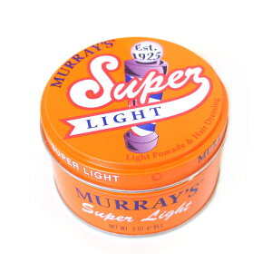 USA MURRAY'S SUPER LIGHT アメリカン メンズ ヘアスタイリング剤 男性用 整髪料 ポマード 油性85g 甘いスウィートな香り 1950's オールドスクールスタイル