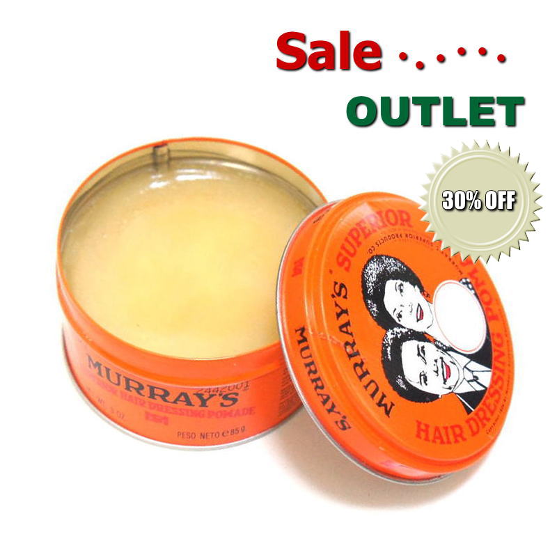 30% OFF 米国 MURRAY'S ポマード アウトレット品 外装傷あり アメリカン メンズ ヘアスタイリング剤 男性用 整髪料 油性85g 甘いスウィートな香り 1950's オールドスタイル