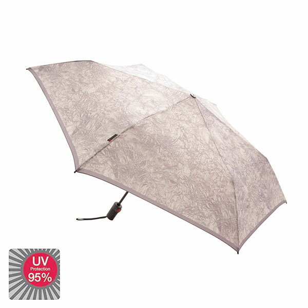 折りたたみ傘 クニルプス 【ドライバッグプレゼント】 Knirps TS220 スリムミディアムデュオマチックセーフティー レディース KNTSL220-8373 Glacier Silver UV対策 自動開閉 ワンタッチ ｜晴雨兼用 軽量 大きい 折り畳み傘 丈夫 あす楽対応