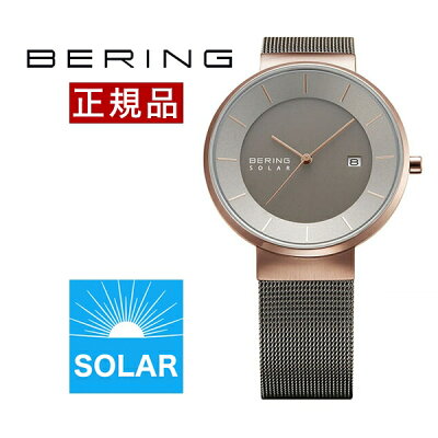 ベーリング BERING 腕時計 メンズ レディース SCANDINAVIAN SOLAR 14639-369 日本限定 径39mm SSメッシュベルト送料無料 国内正規品 ギフト包装無料