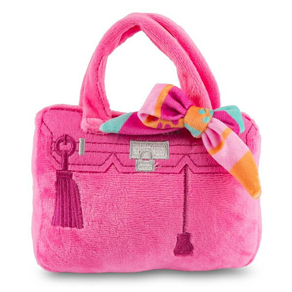 オートディギティドッグ Haute Diggity Dog 犬 おもちゃ 【Pink Barkin Bag ピンクバーキンバッグ】 HDD084-M 音が鳴る 犬用ぬいぐるみ 布製 小型犬 中型犬ソフト おしゃれ 正規品