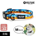  首輪 Mサイズ 中型犬用 WOLFGANG MAN&BEAST サンセットパームズ SunsetPalms ウルフギャング マン&ビースト WC-002-86 おしゃれ 正規品 