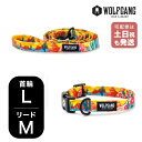 ウルフギャング マン&ビースト 首輪リードセット LMサイズ 大型犬用 WOLFGANG MAN & BEAST パックリーダー PackLeader WC-003-WL-002-84 おしゃれ 正規品 【メール便対応商品1セットまで】