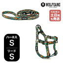 ウルフギャング マンアンドビースト ハーネスリードセット Sサイズ 小型犬用 WOLFGANG MAN & BEAST WildWolf WH-001-WL-001-113 アメリカ製 簡単 丈夫 ソフト おしゃれ 【メール便対応商品1セットまで】