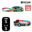 ウルフギャング マンアンドビースト 首輪リードセット Sサイズ 小型犬用 WOLFGANG MAN & BEAST MixTape WC-001-WL-001-116 アメリカ製 簡単 丈夫 ソフト おしゃれ 【メール便対応商品1セットまで】