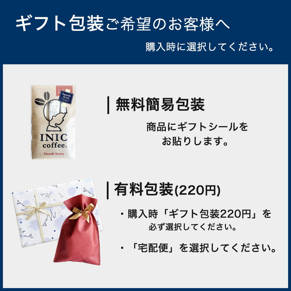 イニックコーヒー ギフト 【スムースアロマ3杯分 モーニングアロマ3杯分 ナイトアロマ3杯分 ナチュラルアロマ3杯分 BOXセット】 【メール便対応1点まで】 プレゼント まとめ買い 小分け