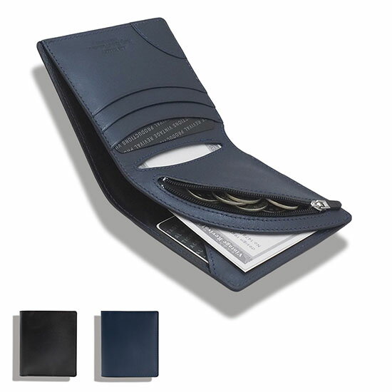エアーウォレット 二つ折り財布 小銭入れあり タンニングレザー 全2カラー ヴィンテージリバイバルプロダクションズ Air Wallet Tanned Leather VINTAGE REVIVAL PRODUCTIONS 小さい 薄い 軽い 正規品 送料無料