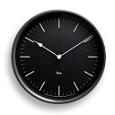 【ご用命後お届け予定をご回答】 RIKI STEEL CLOCK 電波クロック スチールSサイズ ブラック WR08-24BK 正規品 送料無料(3)