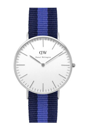 【レビューを書いて替えストラップをゲット!】ダニエルウェリントンDanielWellingtonクラシック36mmシルバー×スウォンジNATOベルトナイロンベルトユニセックスメンズ・レディース兼用腕時計0603DW【正規品】【送料無料】