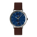 イノベーター innovator 腕時計 Olika オーリカー 【39mm】 メンズ レディース 150420 IN-0004-5 ネイビー ブラウンレザーベ...