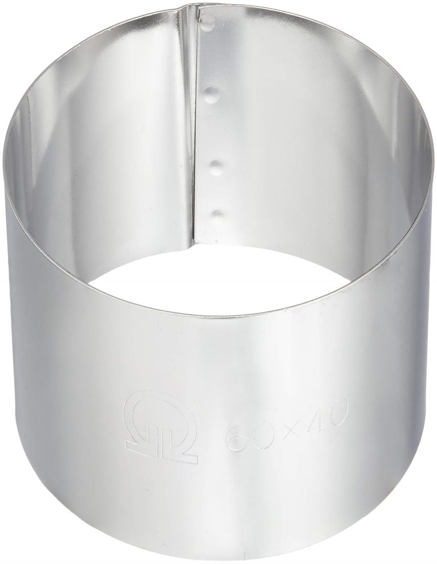 遠藤商事 業務用 セルクルリング丸型 φ60×H40mm 18-0ステンレス 日本製 WSL08013