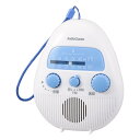 オーム(OHM) 電機AudioComm ラジオ シャワーラジオ お風呂で聴ける IPX4 防まつ形 AM/FM 吊り下げ式 RAD-S798Z 03-5039