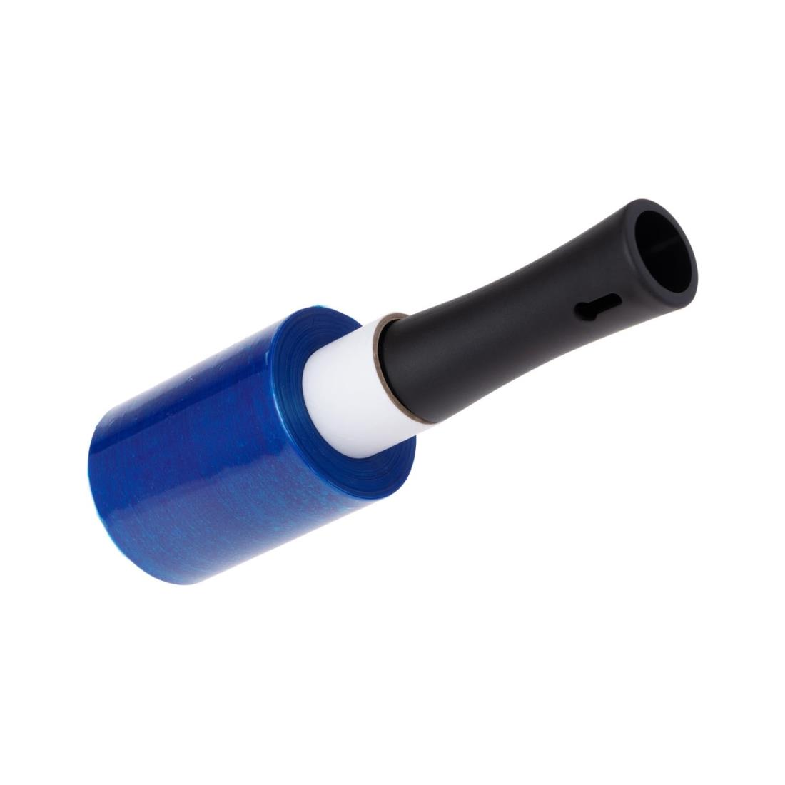 APMジャパン 梱包用ラップ(ミニストレッチフィルム) らくらくハンディラップ100 カ ラー BLUE 幅10cm×1..