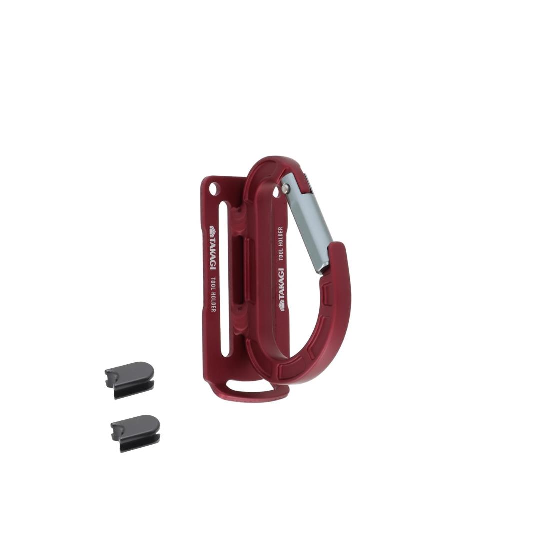 高儀(Takagi) アルミ ツールホルダー THAF-2RE レッド 赤 スペーサ ー 2個付き ベルト通し幅 調整可能 ..