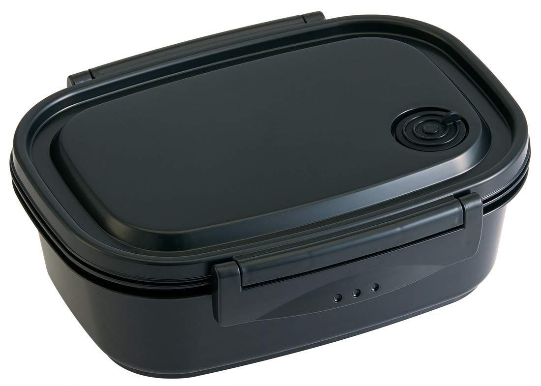 スケーター(Skater) ラク軽 軽い 弁当箱 L レンジ対応 720ml ブラック シール容器 保存容器 黒 XPM5