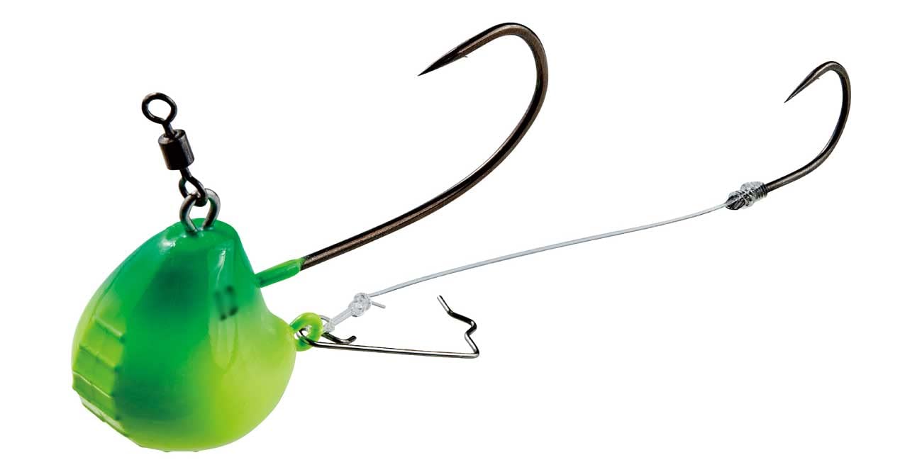 Gamakatsu(がまかつ) LUXXE 桜幻 鯛テンヤ 2 6号 #23 ライムチャート