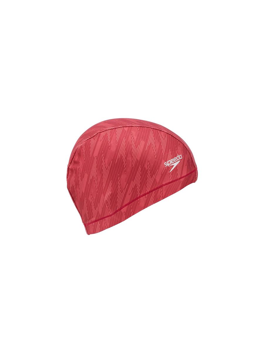 Speedo(スピード) スイムキャップ Boom Flow Tricot Cap ブーンフロートリコットキャップ SE12410 ミネラルレッド FREE
