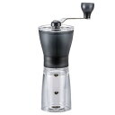 HARIO(ハリオ) コーヒーミル 透明ブラック 手挽き セ ラミック スリム プレゼント ギフト 贈り物 M SS-1TB