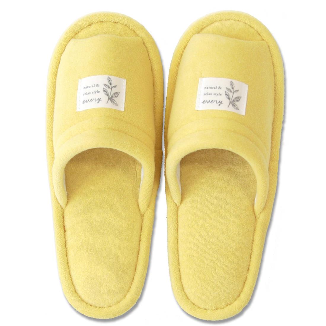 オカ スリッパ エブ リ ー イエ ロー 約25cmまで