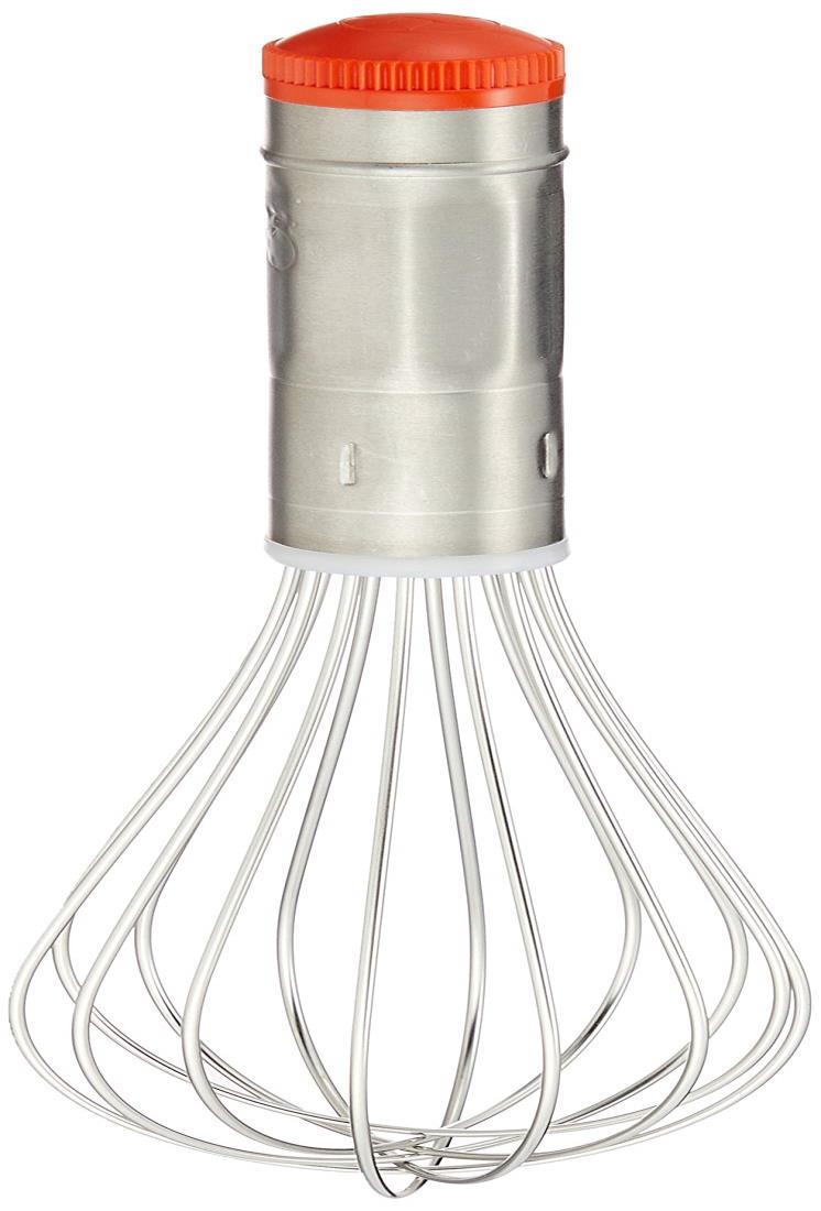 寿菓工精器 シルバー泡立 #7 ステンレス ナイ ロン樹脂 日本 BAW02007