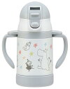 スケーター(skater) ベビー用 両手 ストローマグ 240ml ステンレス製 ム ーミン 星 折りたためるハンドル STWM3