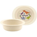 SKATER ベビー食器 小鉢 子供用 5ヵ月頃~ 抗菌 プラ スチック製 290ml ディノサウルス ピクチャー XP24AG-A