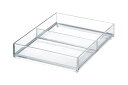 ライクイット (like-it) 収納ケース システムトレー A6(2分割) 約幅11.5x奥15.4x高3cm クリア日本製 LM-T12