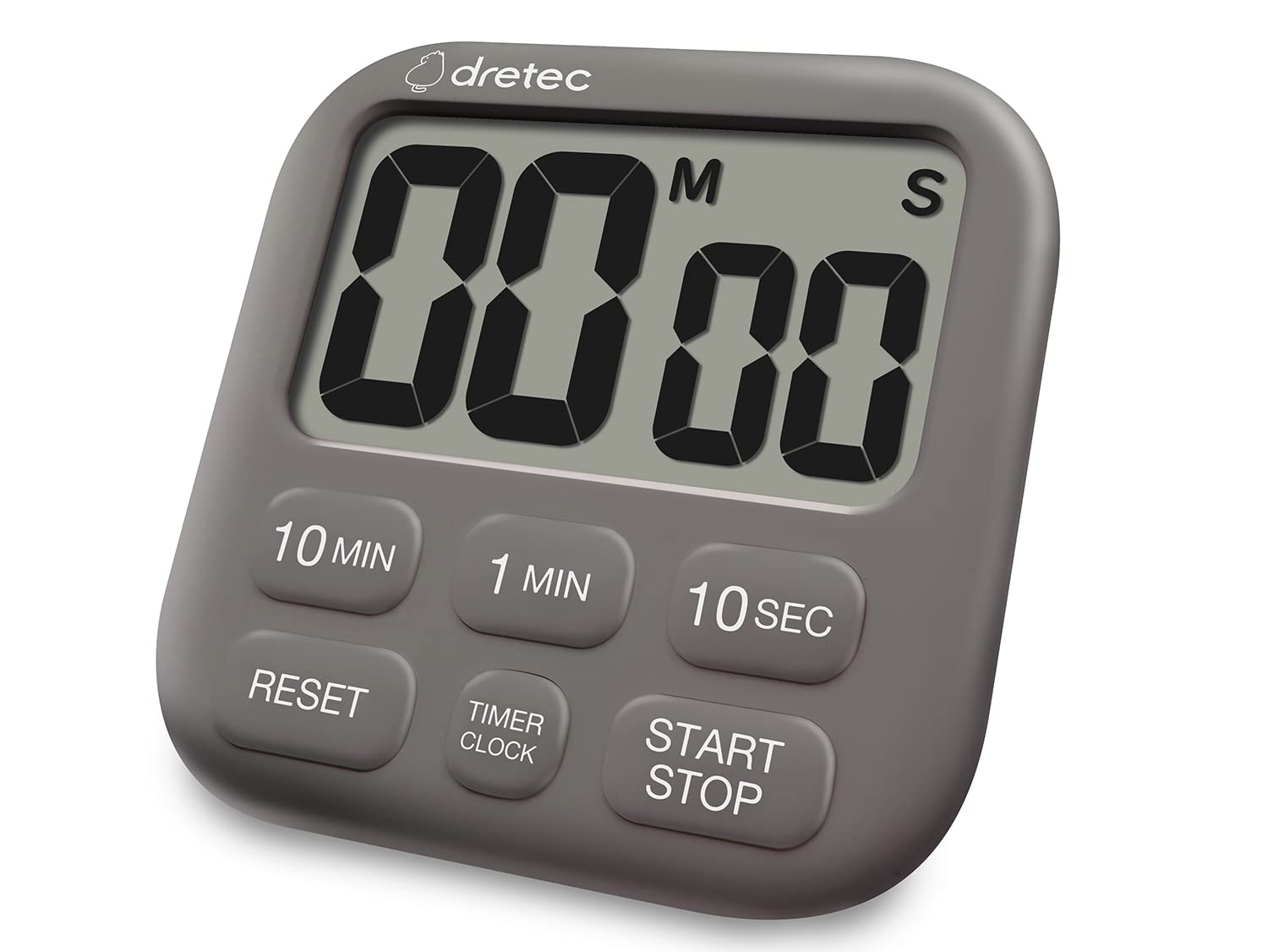 dretec デジタルタイマー キッチンタイマー 大型液晶ディスプレイ 調理用デジタルタイマー 強力マグネ..