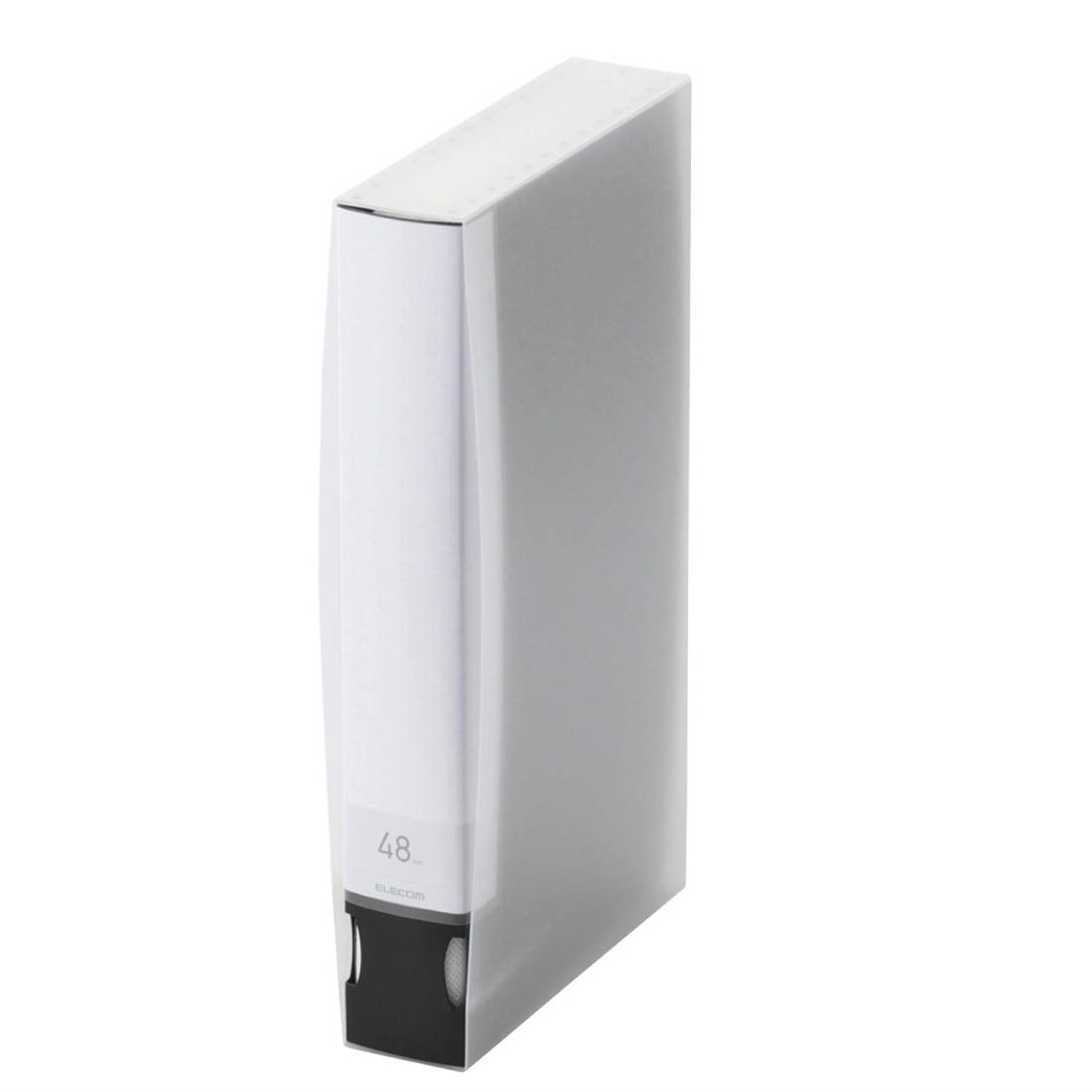 エレコム ファイルケース D V D CD 対応ファイルケース 48枚収納 ブラック CCD-FS48BK