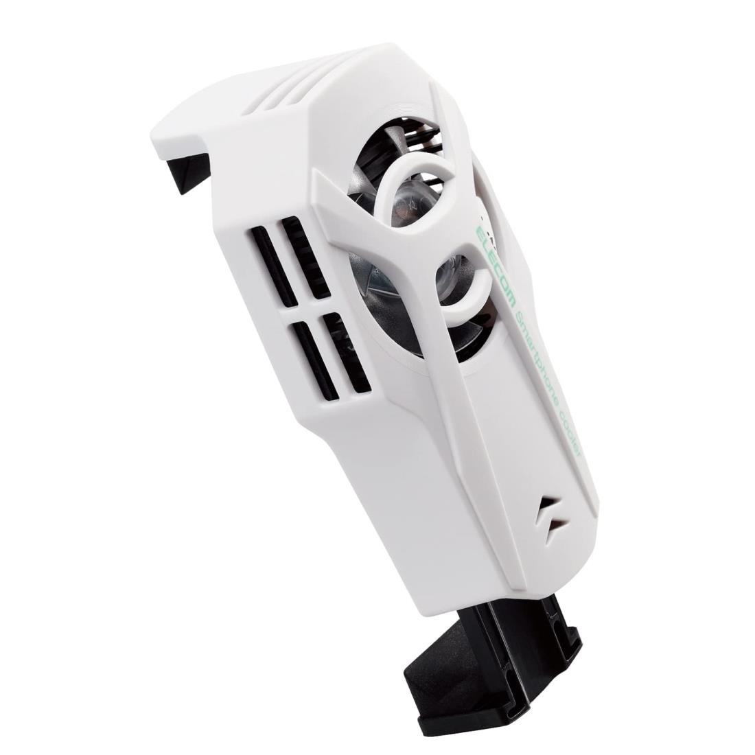 エレコム スマホ 冷却 スマホクーラー ペルチェ式 冷却ファン コンパクト 軽量 USB-C給電 モバピタッCOOL ゲームや動画撮影中の熱上昇を防ぐ ホワイト P-CLPL01WH