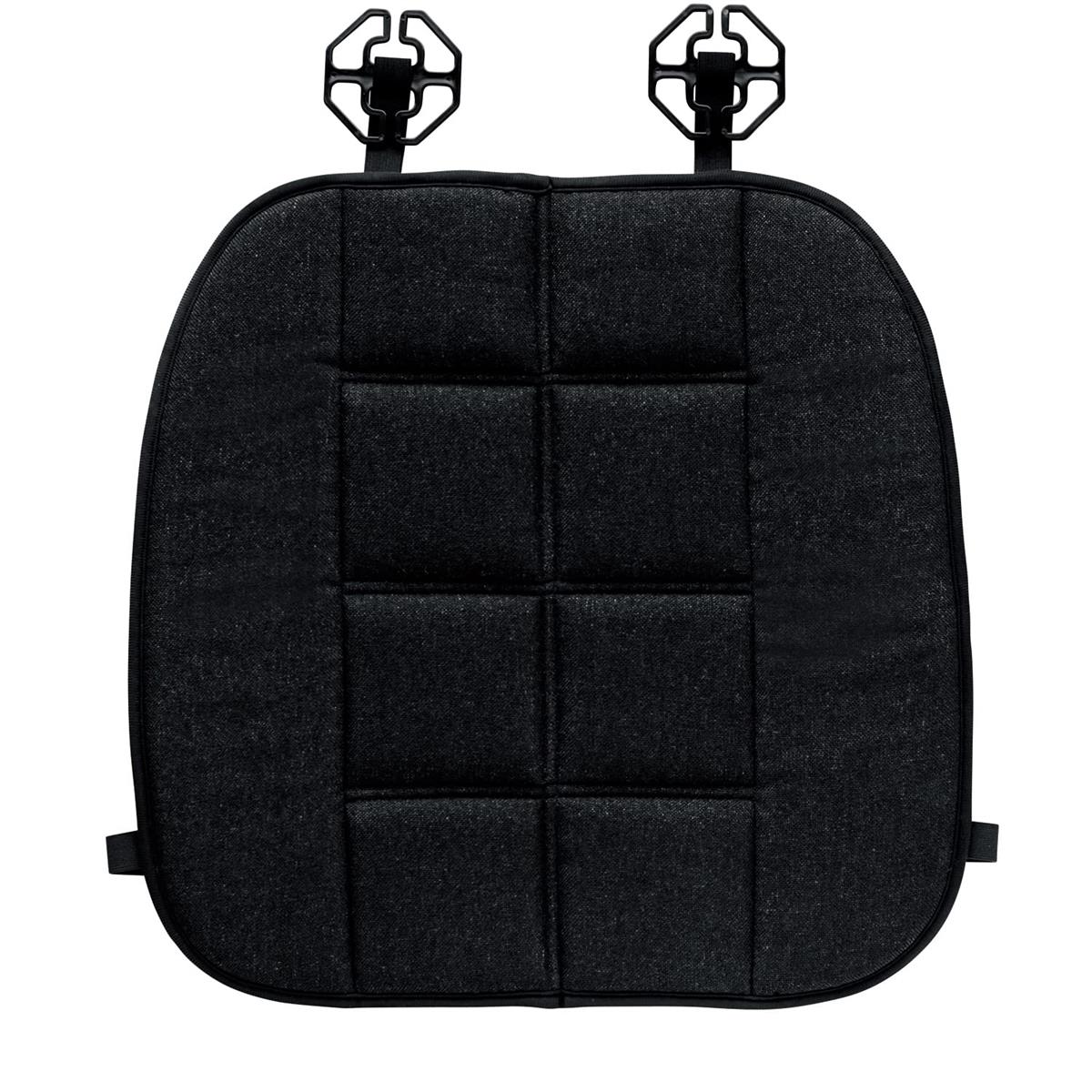 ボンフォーム(BONFORM) クッション 竹炭DX ヒップ型 45x45cm ブラック 5786-43BK