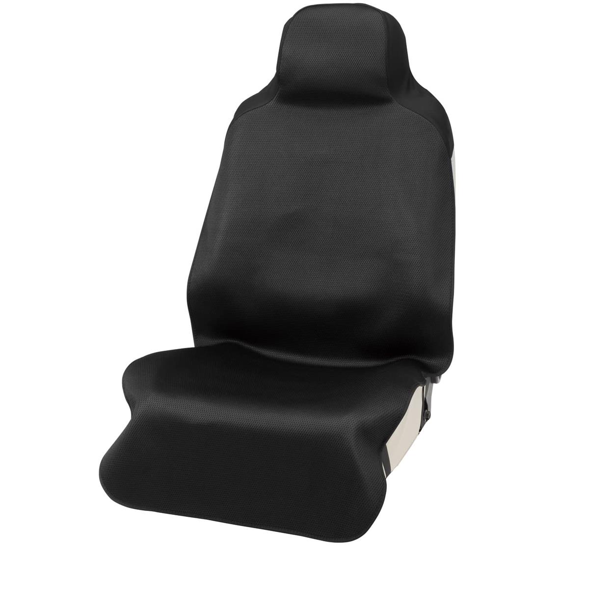 ボンフォーム(BONFORM) シートカバー メッシュネオ 抗菌 防水 前席1枚 ブラック 4118-10BK