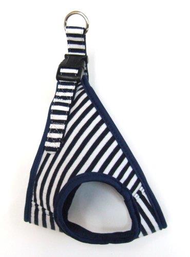 ONS ストライプソフトハーネス S ネイビーホワイト (小型犬)