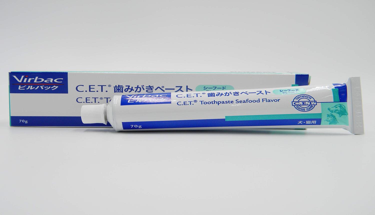 ビルバック (Virbac) C.E.T.歯みがきペースト シーフードフレーバー 70g